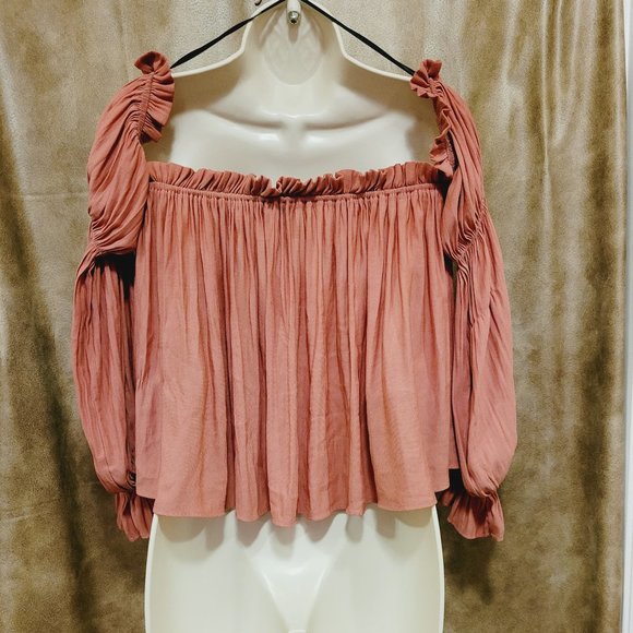 Boho Cold Shoulder Pirate top - Picture 4 of 4